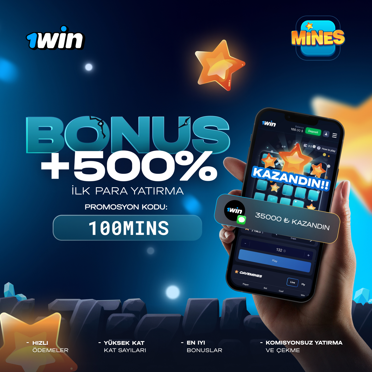 Игра Mines промокод